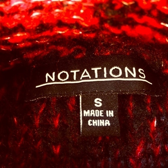 Notation Stunning Sweater with metallic Size Small - Picture 4 of 8